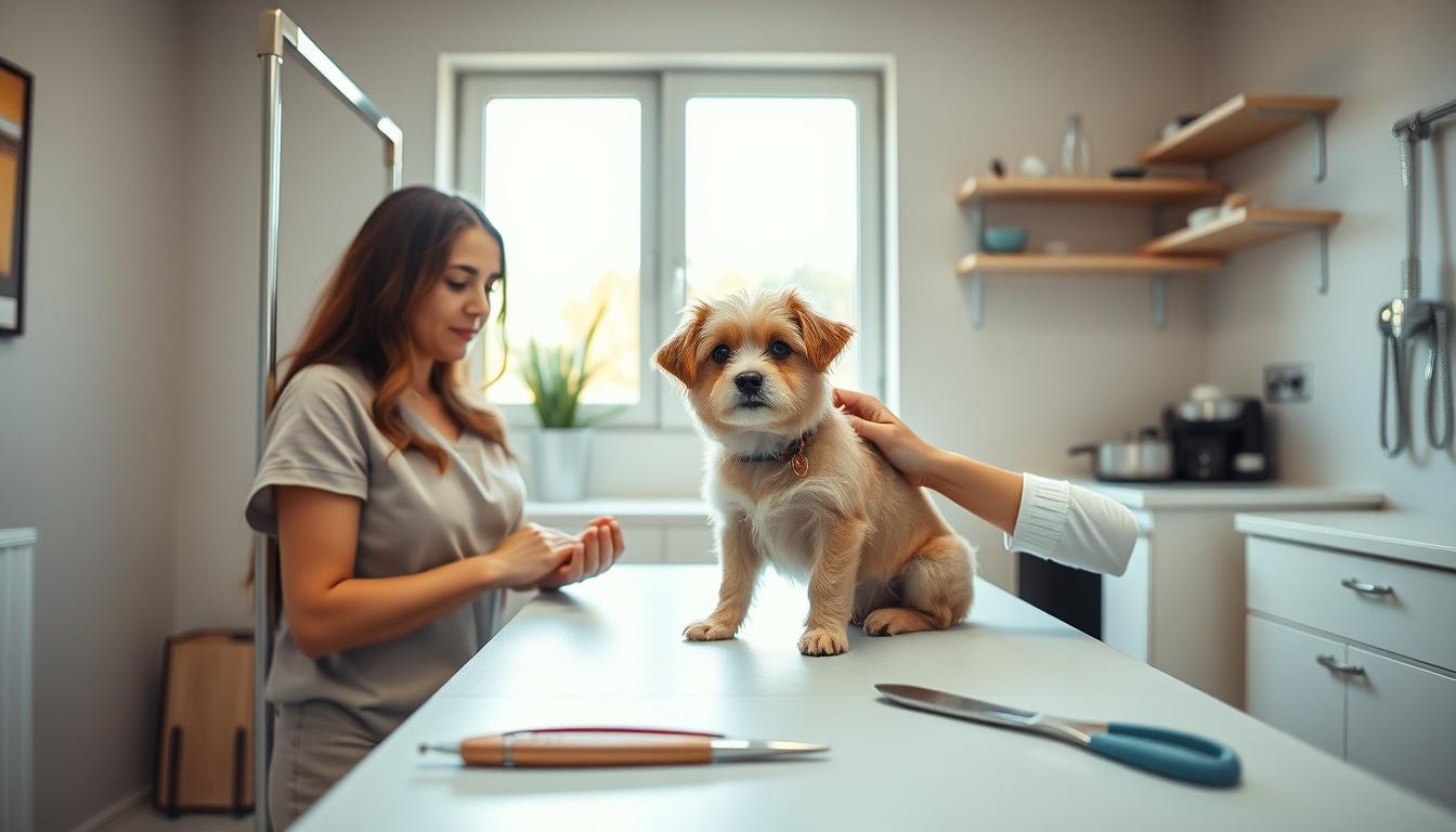 Gentle grooming, one step at a time